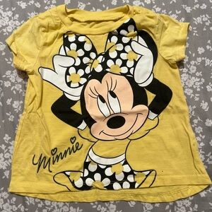 Minnie Mouse Yellow Kids T-Shirt